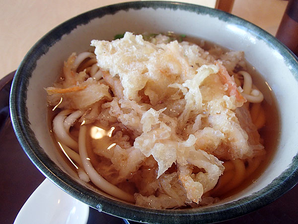 白エビのかき揚げうどん